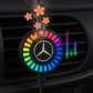 Lampe de voiture LED à rythme musical avec logo (avec diffuseur d'arômes)